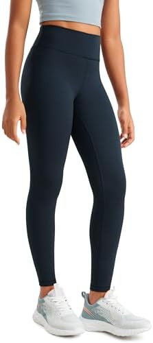 CRZ YOGA Girls Butterluxe Full Length Yoga Leggings - Athletic Sports Casual Pants High Waist Tig... | Amazon (US)