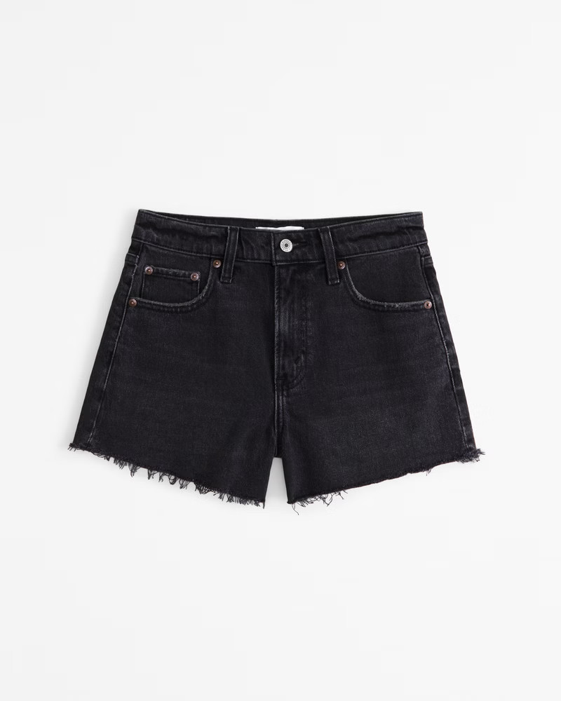 High Rise 90s Cutoff Short | Abercrombie & Fitch (US)