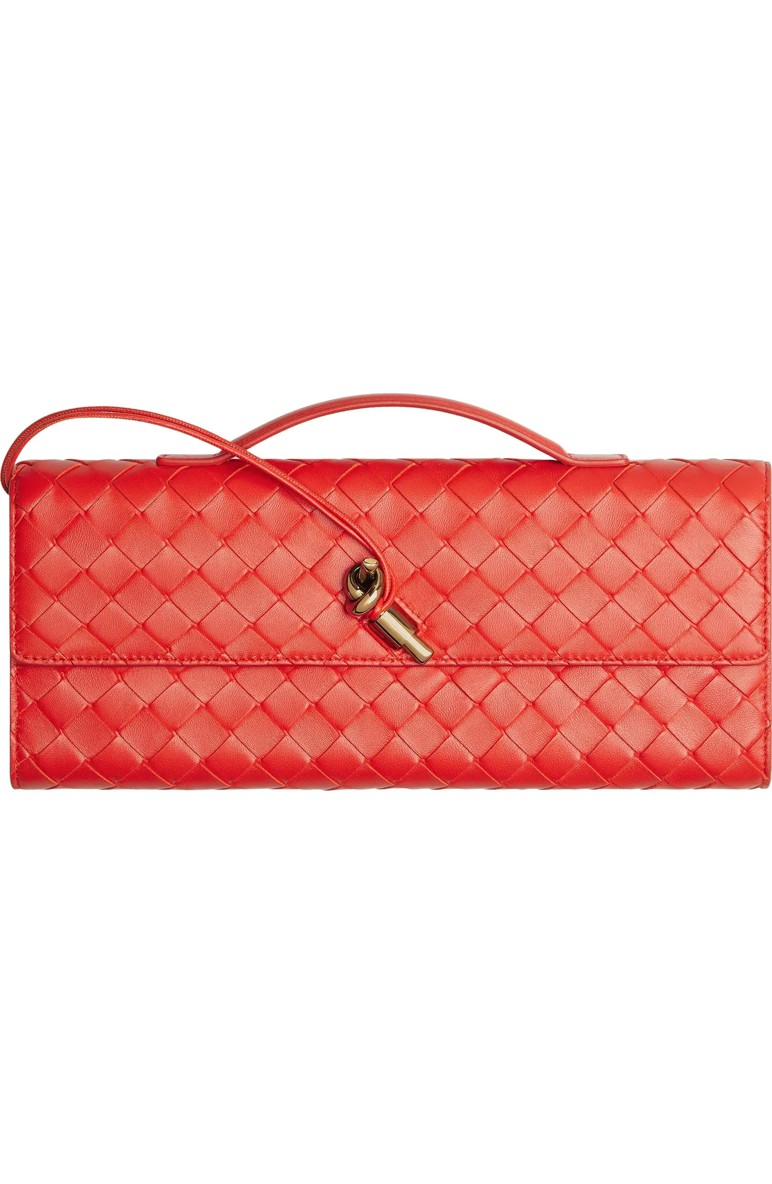 Long Andiamo Intrecciato Clutch Bag | Nordstrom