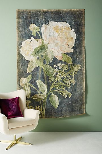 Sarita Floral Tapestry | Anthropologie (US)