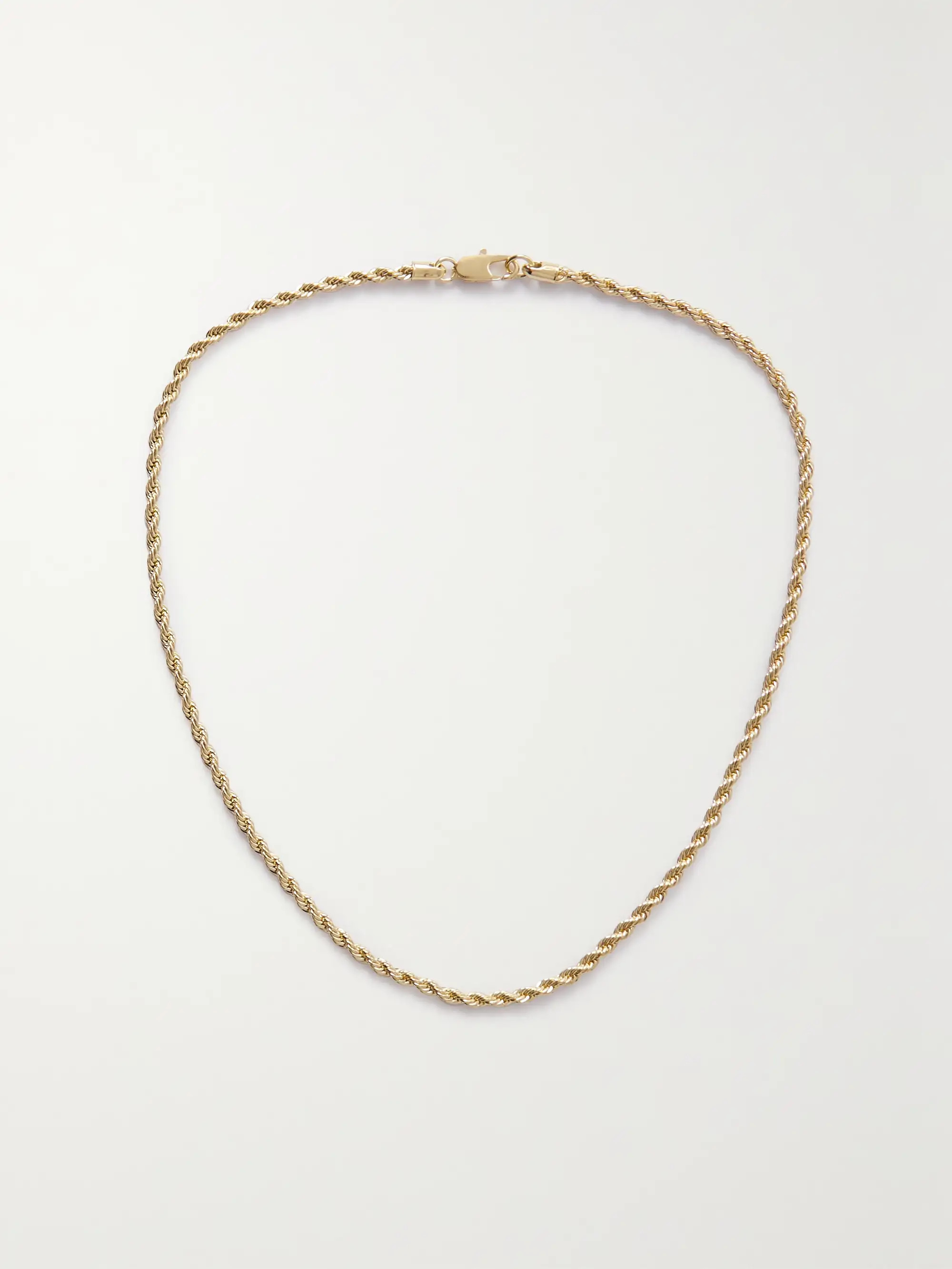 Rope gold-plated necklace | NET-A-PORTER (US)