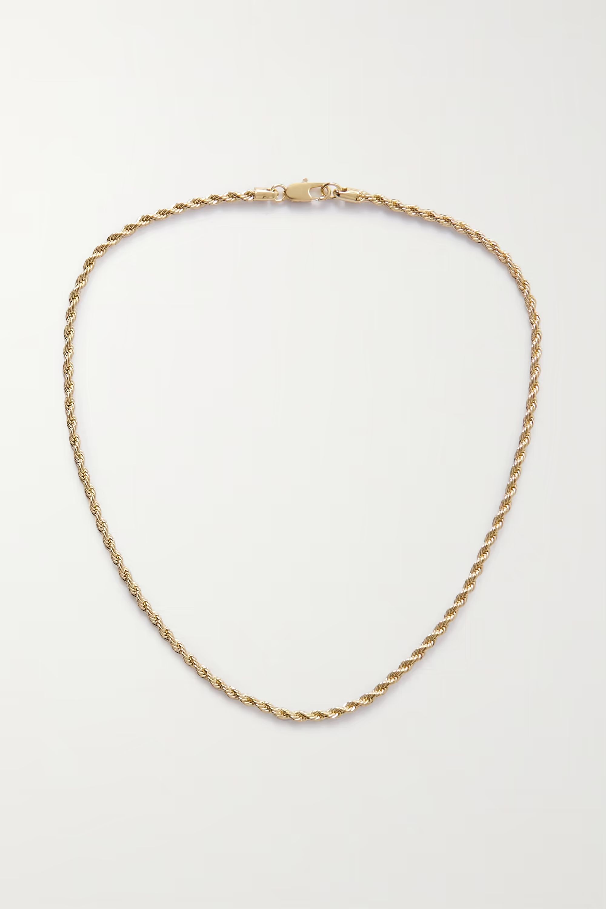Rope gold-plated necklace | NET-A-PORTER (UK & EU)