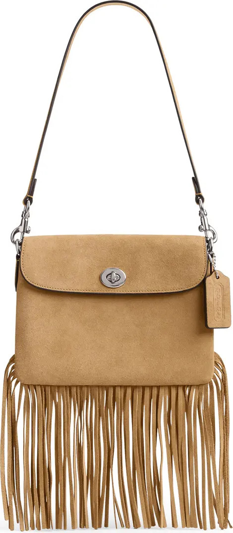 COACH 1964 Suede Fringe Shoulder Bag | Nordstrom | Nordstrom