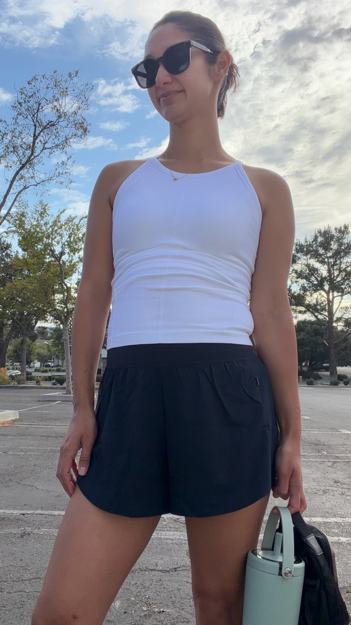 If you’re looking for a workout set that lets you focus on your workout—not your outfit—this is the one. 💪

I wore this tank and shorts to strength training today, and they passed the test. No pulling the shorts up. No tugging the tank down. Everything stayed in place, felt supportive, and moved with me through every lift.

Comfortable, flattering, and one of those sets I reach for no matter what workout is on the schedule.

Shop my go-to workout set through the link below! 🖤

#LTKmomlife #LTKootd #LTKfitnessgoals