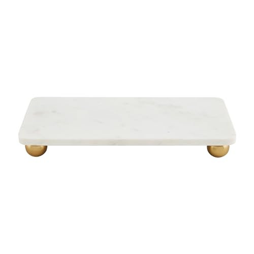 Mud Pie Long Footed Marble Board; 6" X 15" | Amazon (US)