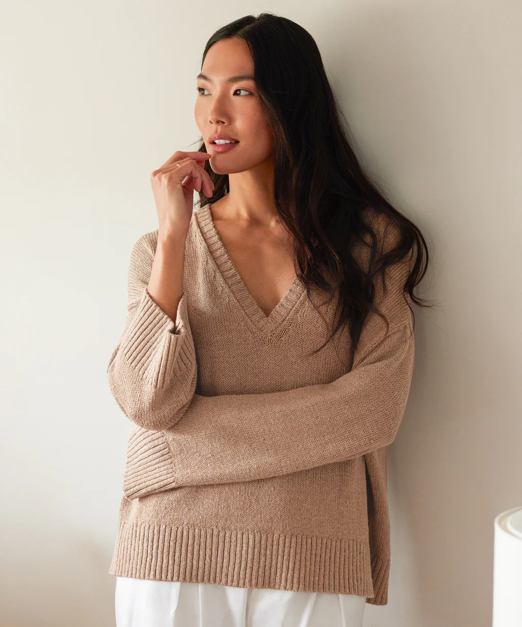 Linen Dylan Sweater | Jenni Kayne