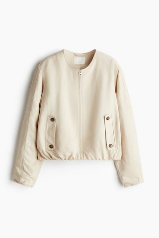 Linen-blend bomber jacket | H&M (UK, MY, IN, SG, PH, TW, HK)