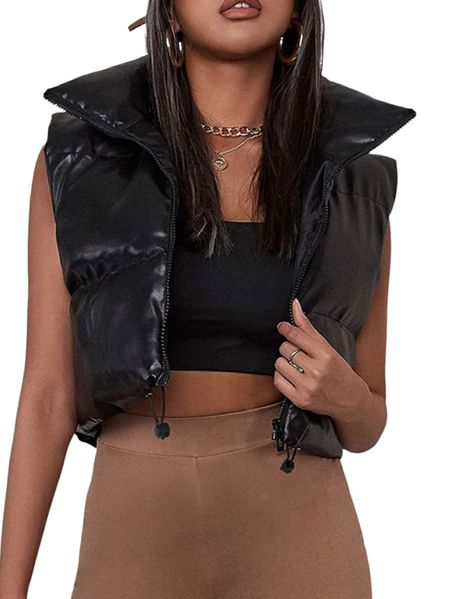 Amazon Cyber Monday Fashion Find
36% Off! Under $30 
puffer vest, black puff vest, sleeveless puffer, winter vest, black puffer, black sleeveless top, gifts for her

#LTKunder50 #LTKsalealert #LTKstyletip