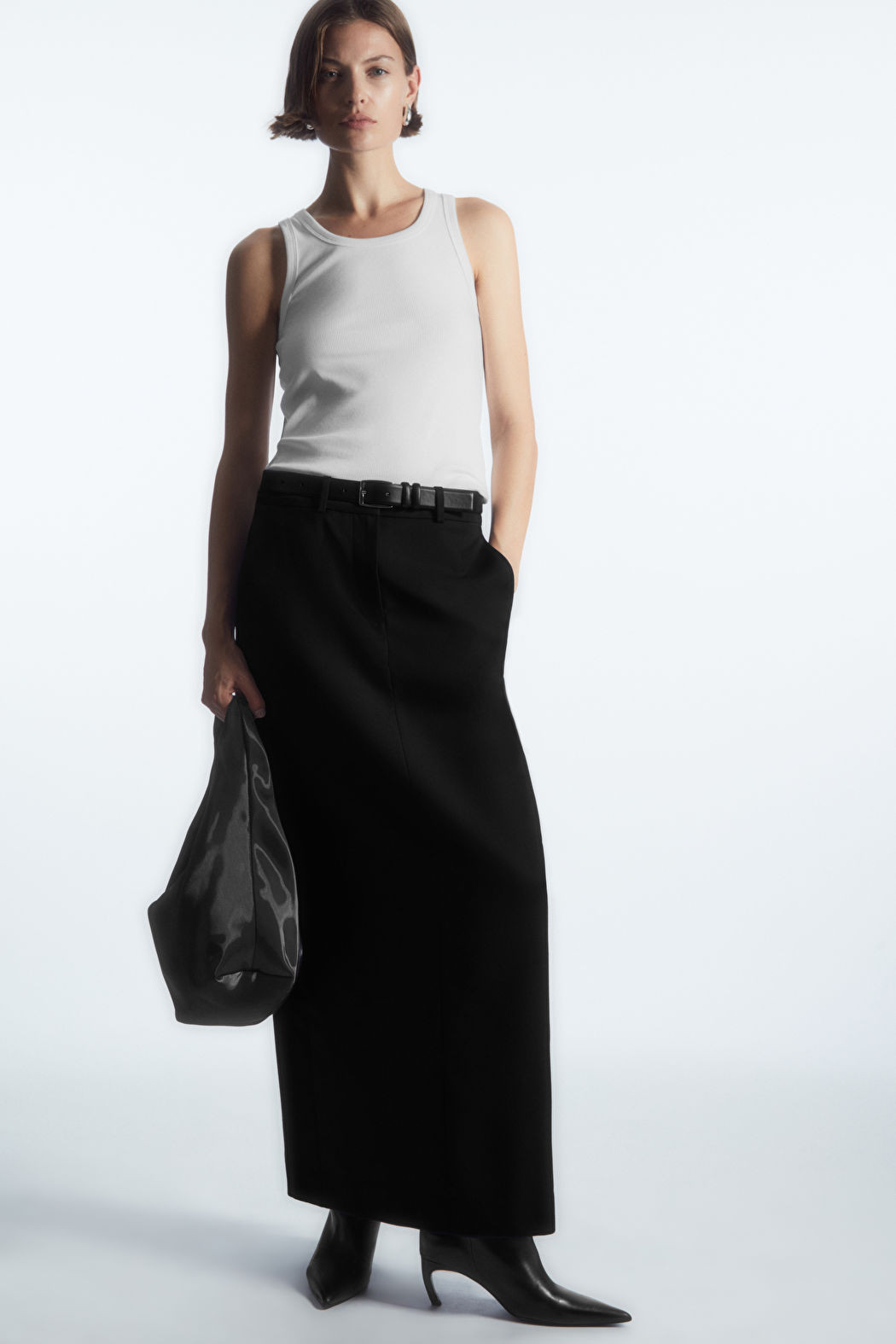 RIBBED TANK TOP - White - Tops - COS | COS (US)