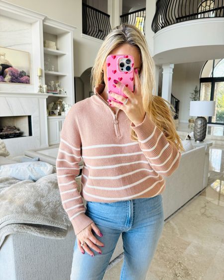Love this Amazon sweater! So cute and comfortable spring outfit 

#LTKstyletip #LTKfindsunder50 #LTKover40