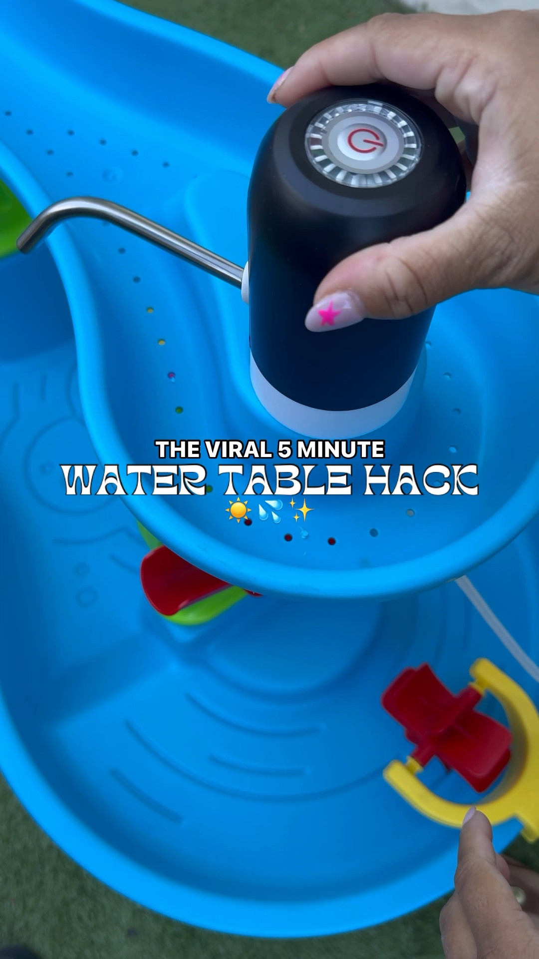 Viral Water Table Hack: we grabbed everything from Amazon! Note: the pump will run continuously if you hold the power button down 3-5 seconds 

#toddleractivities #toddlergifts

#LTKfindsunder100 #LTKkids #LTKfamily