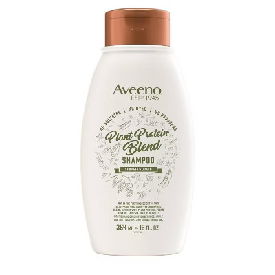 Aveeno Strength & Length Plant Protein Blend Vegan Formula Shampoo - 12 fl oz | Target