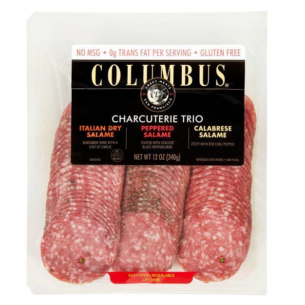 Columbus Salame Sampler Deli Meats - 12oz | Target