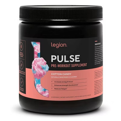 Legion Pulse Natural Pre-Workout Supplement - Cotton Candy - 20 Servings | Target