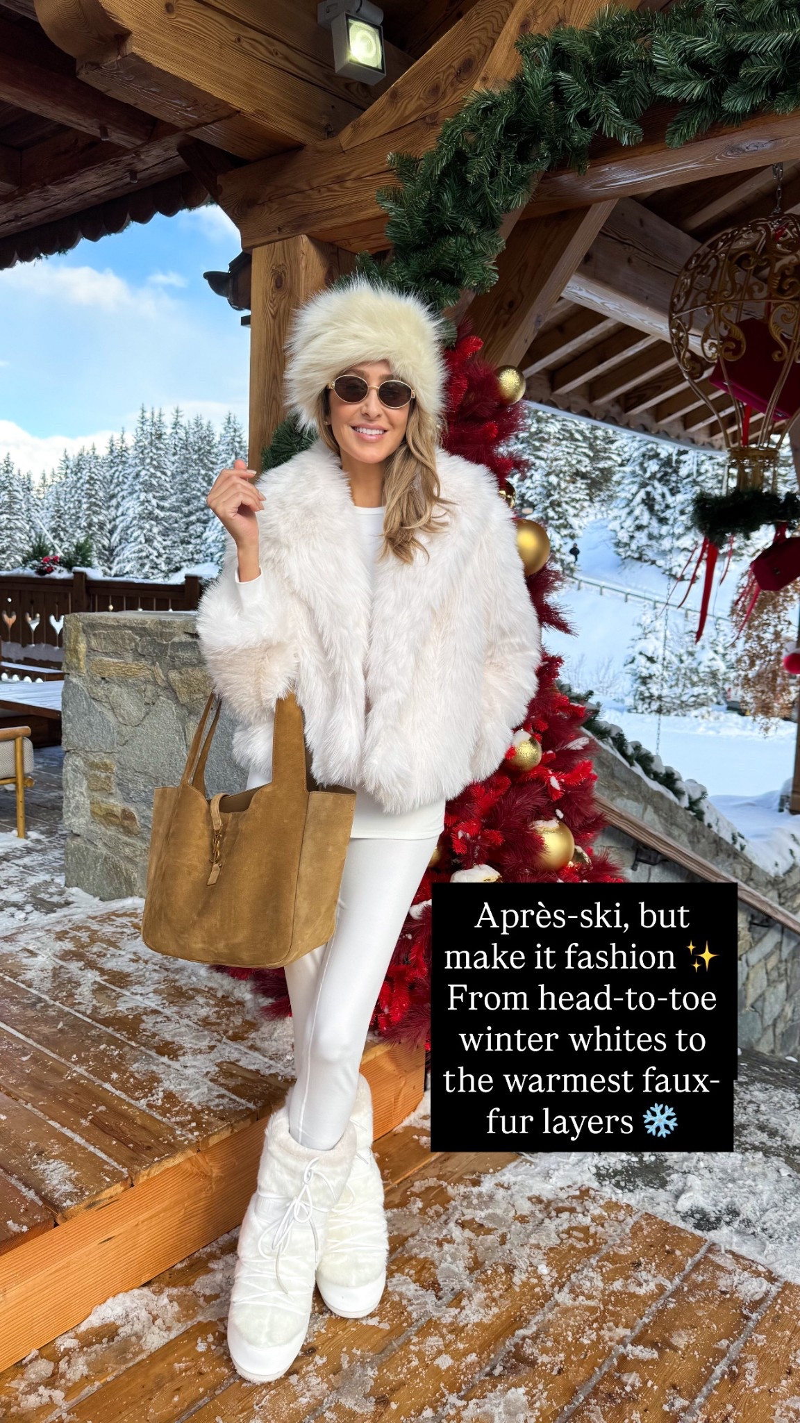 Après-ski, but make it fashion ❄️ From head-to-toe winter whites to the warmest faux-fur lavers ✨Fits true to size and I’m wearing size small 

#LTKStyleTip #LTKU #LTKSeasonal