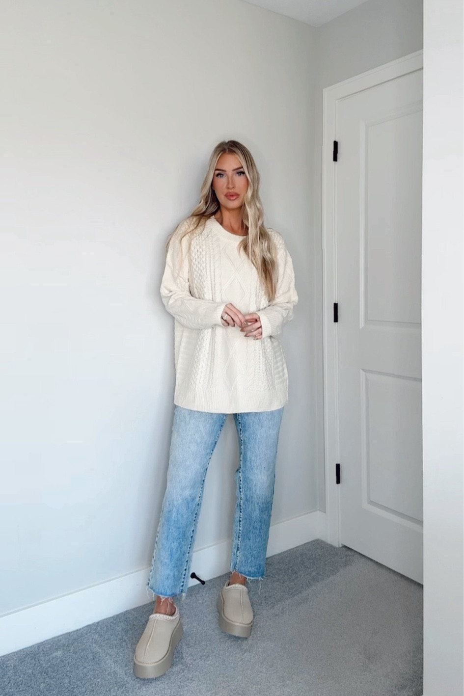 Thanksgiving outfit idea 🦃 wearing a size 28 in the jeans & size M in the sweater 

#LTKFindsUnder100 #LTKFindsUnder50 #LTKStyleTip