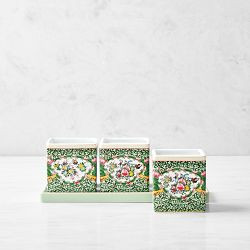 Famille Rose Herb Planter with Tray, Set of 3 | Williams-Sonoma