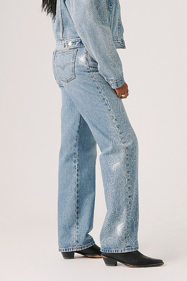 BEYONCÉ X LEVI'S 501 '90s Mid-Rise Jean in BEYONCÉ X LEVI'S Denim Venom, Women's at Urban Outfitters | Urban Outfitters (US and RoW)