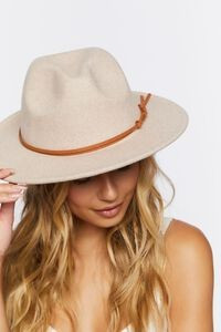 Faux Suede-Trim Fedora | Forever 21 | Forever 21 (US)