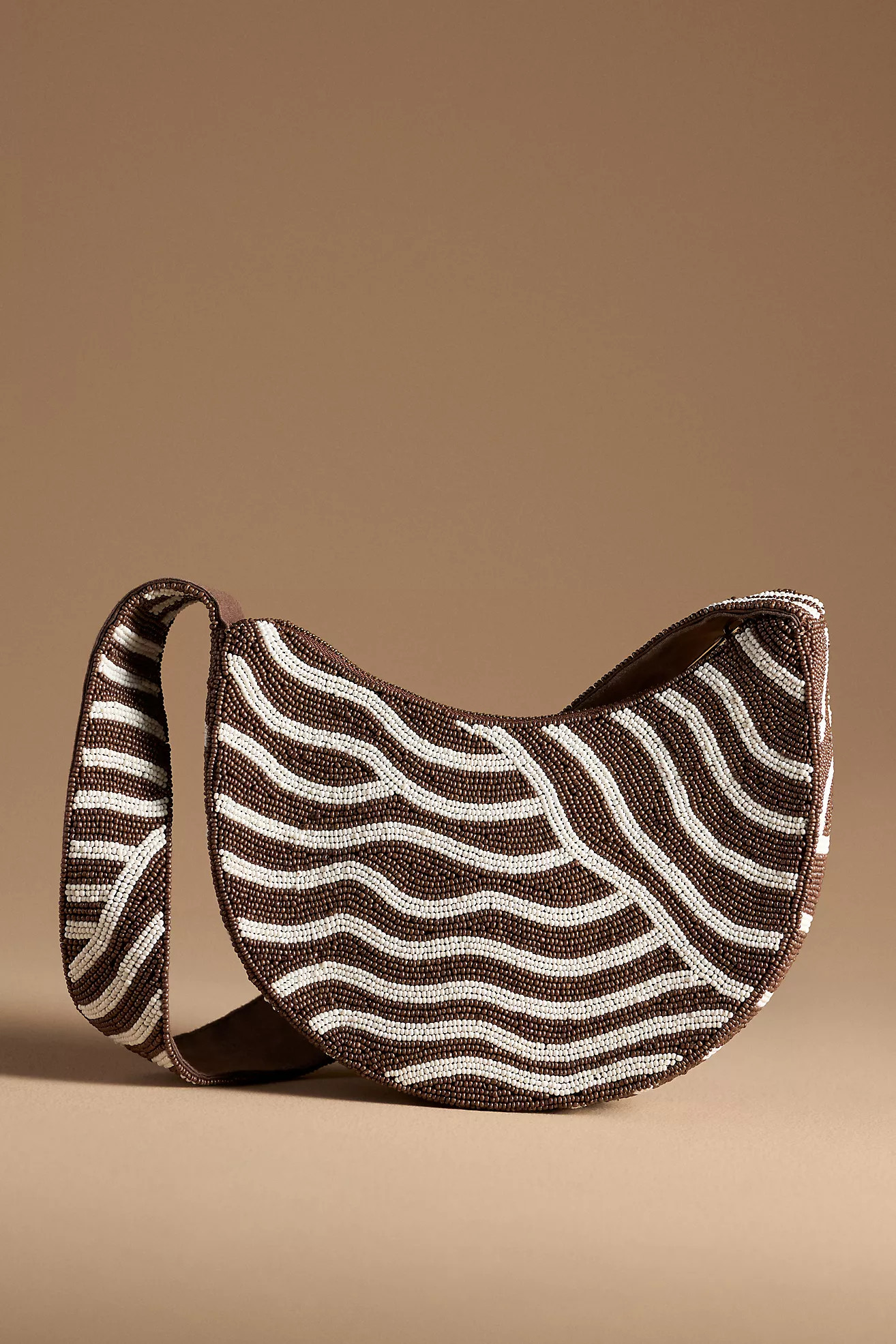 Crescent Beaded Shoulder Bag | Anthropologie (US)