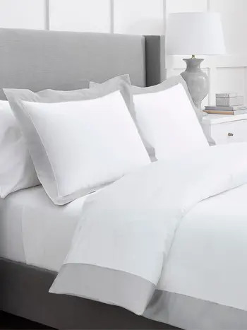 Signature Colorblock Organic Cotton Duvet Cover | Nordstrom