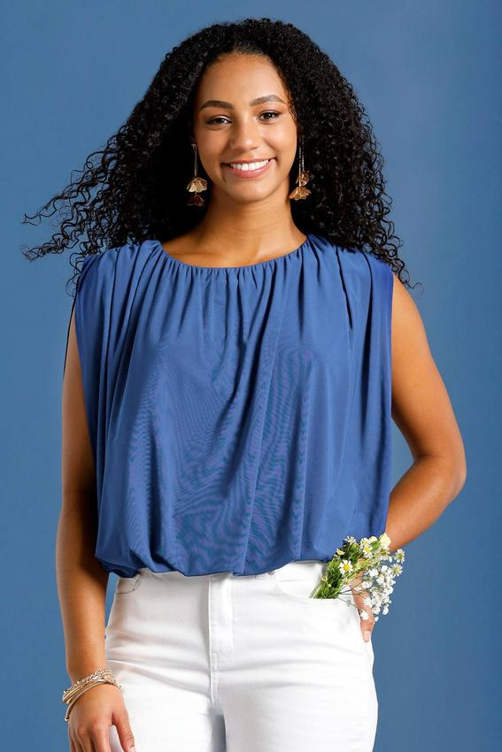 Solid Bubble Hem Tank | Cato Fashions