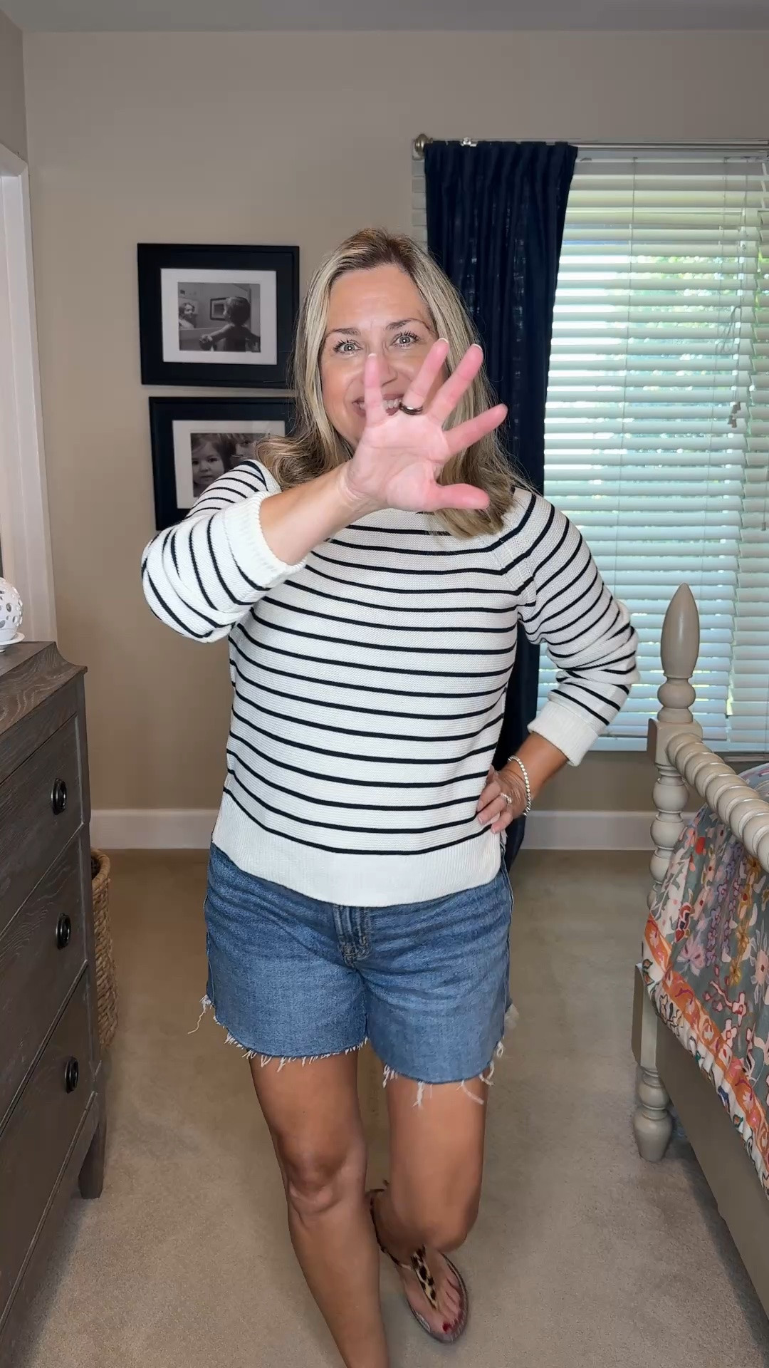 Here is a very cute outfit that you can start wearing today, but will continue to wear  into September and if you’re lucky, maybe even October!! ￼

#LTKdayinmylife #LTKOver40 #LTKSaleAlert