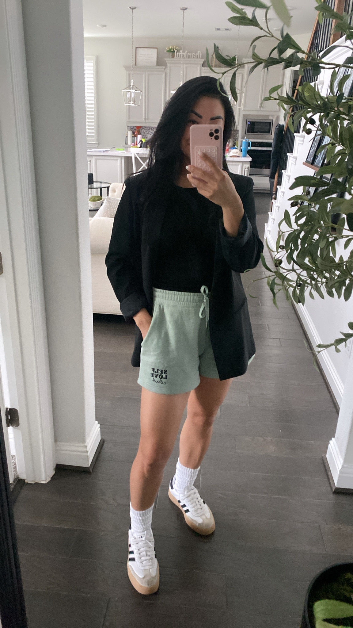 Yesterday’s outfit featuring love on purpose fleece shorts 

#LTKActive #LTKOver40