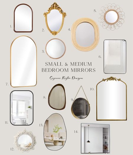 Round up of the best small and medium mirrors! Perfect for your bedroom, entryway, dining room anynwhere! #diningroom #mirrors #roundup

#LTKhome #LTKFind #LTKstyletip