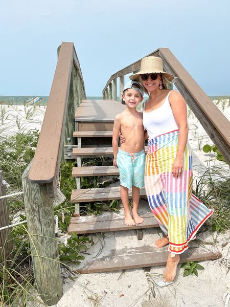 Vacay
Lainsnow one piece swimsuit | sunglasses | beach hat | resort wear | vacation | boys kids swim trunks 

#LTKfamily #LTKswim #LTKkids