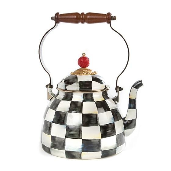 Courtly Check 2 Quart Tea Kettle | MacKenzie-Childs