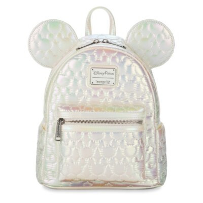 Mickey Mouse Icon Quilted Iridescent Loungefly Backpack 2024 New Disney Parks | eBay US