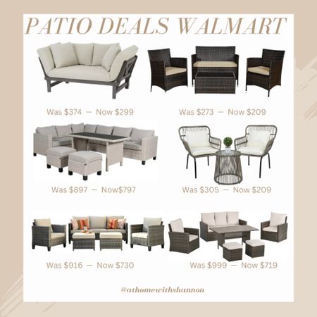 Some amazing patio deals I found at Walmart! #spring #summer #patiodeal #sale

#LTKSeasonal #LTKFind #LTKstyletip