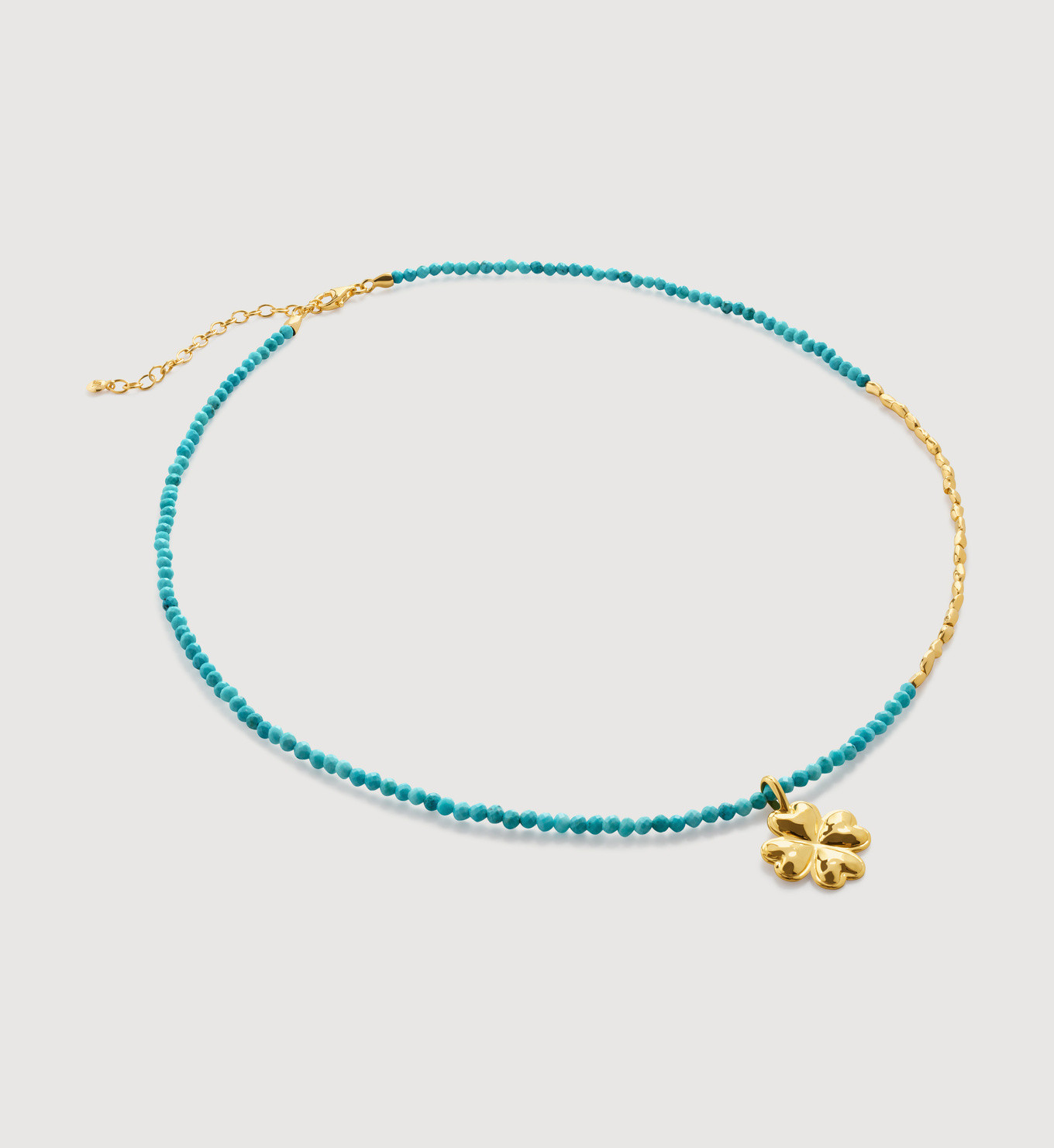 Talisman Clover Beaded Necklace | Monica Vinader (US)