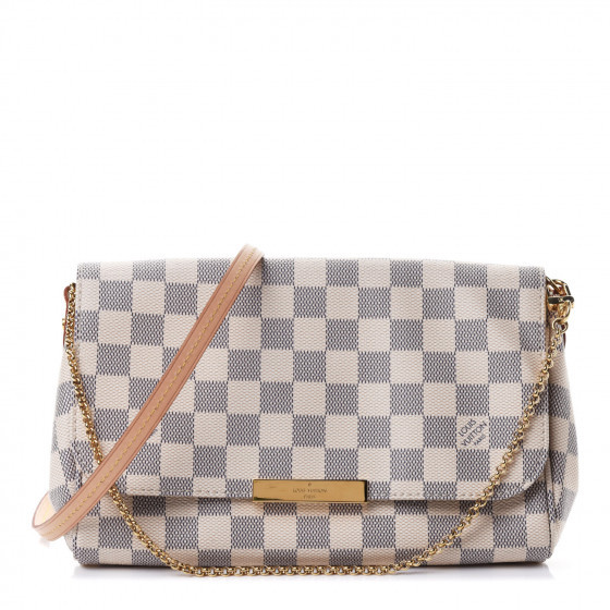 LOUIS VUITTON Damier Azur Favorite MM | Fashionphile
