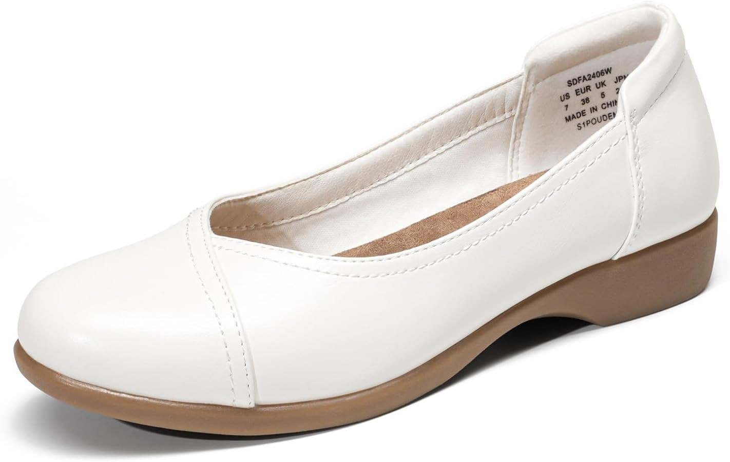 DREAM PAIRS Womens Ballet Flats, Comfortable Slip On Business Office Dress Shoes for Women Dressy... | Amazon (US)