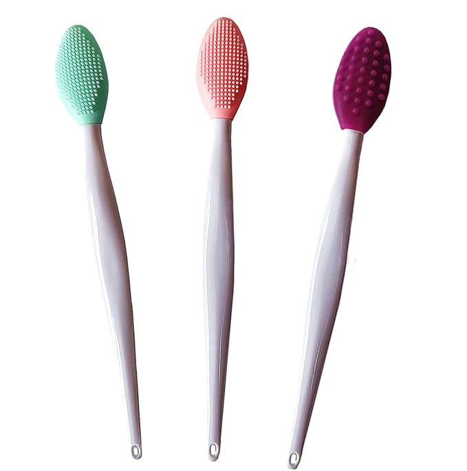 3 Pcs Lip Scrub Brush,Lip Scrubber Exfoliator,Silicone Lip Brush Tool Double-Sided Mini Exfoliati... | Amazon (US)