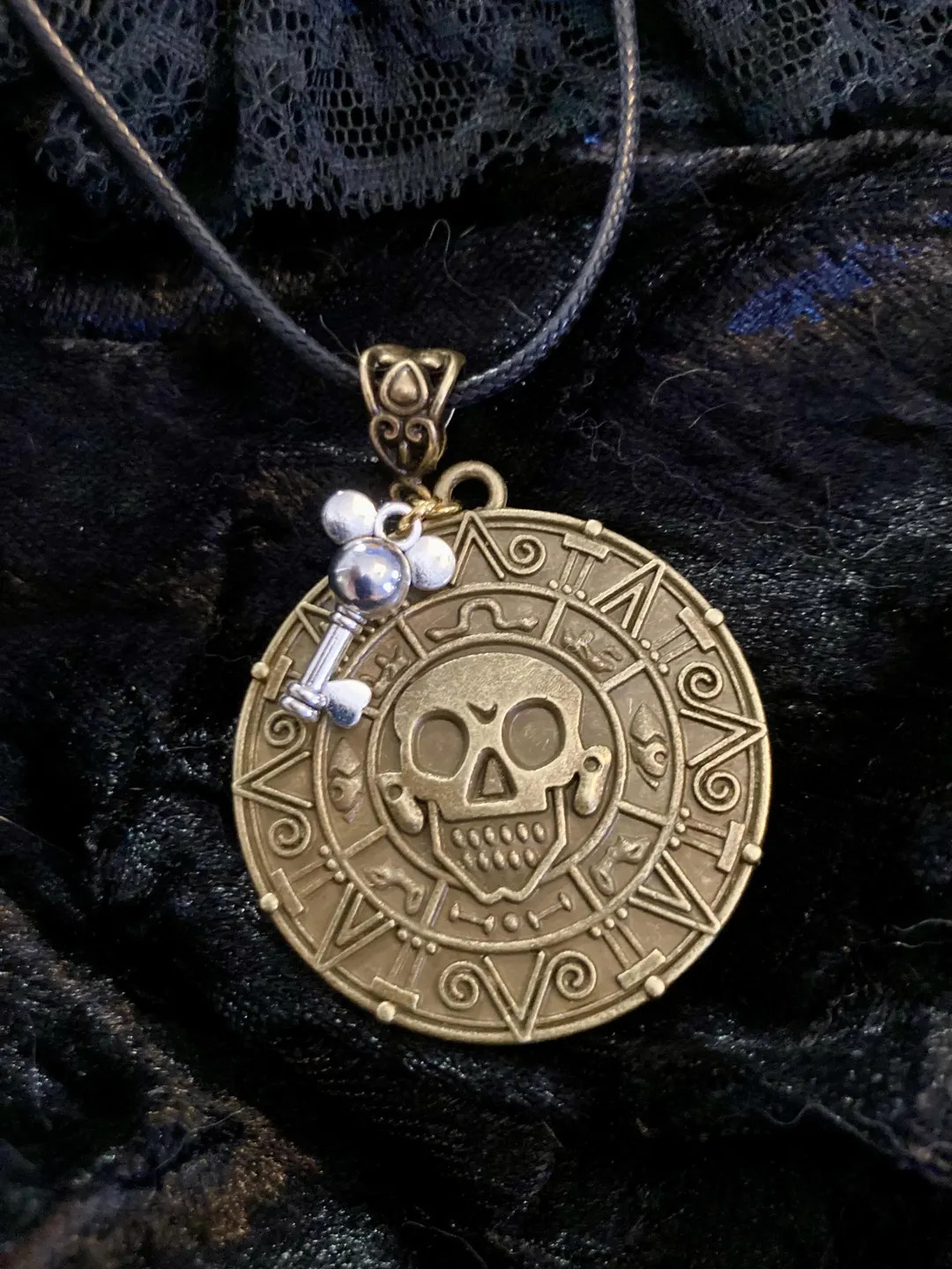 Pirate Doubloon Mouse Ear Cruise Necklace - Etsy | Etsy (US)