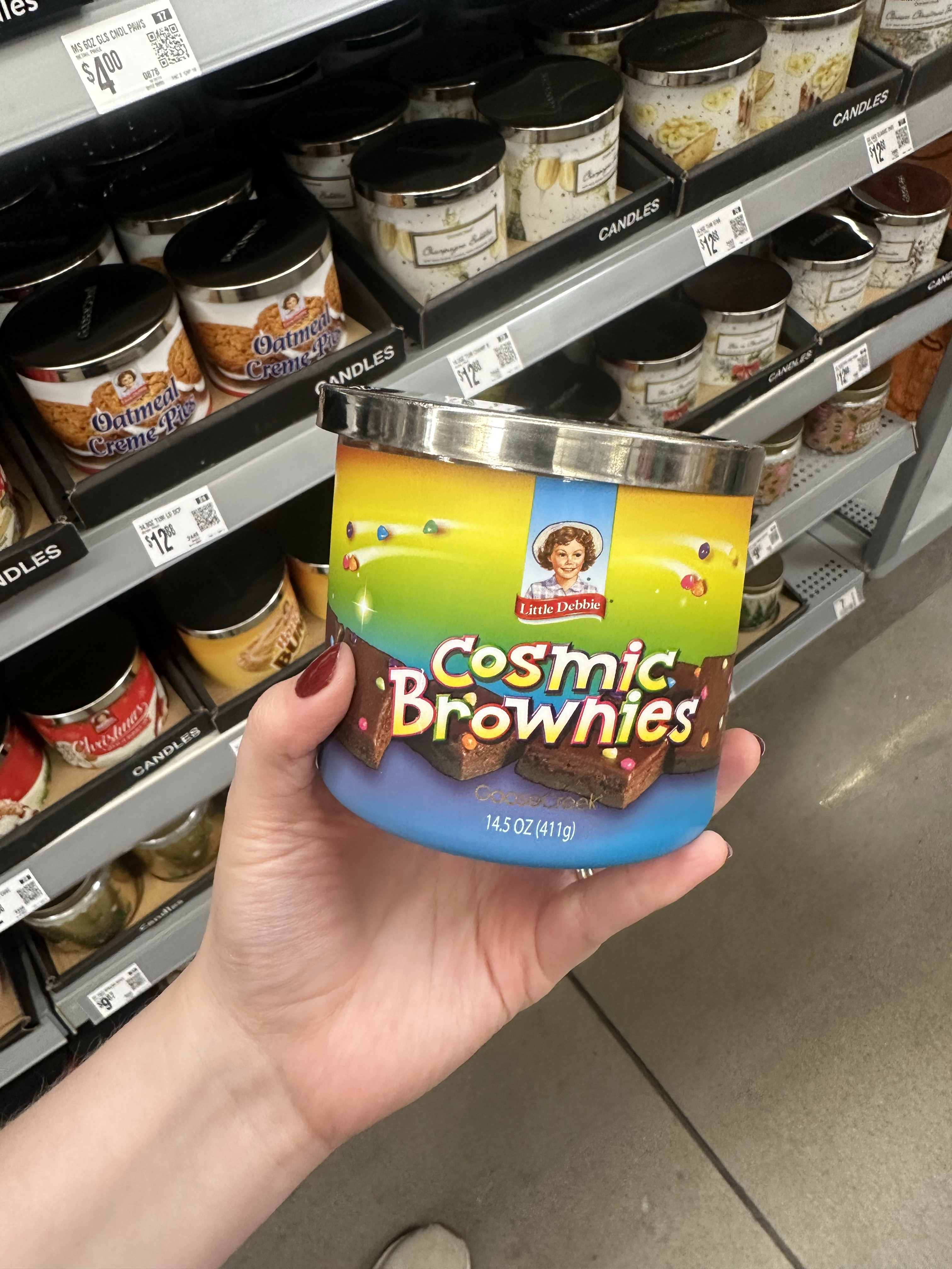 I can’t believe these are a thing! Goose creek candle little Debbie cosmic brownie 

#LTKHoliday #LTKSeasonal #LTKHome