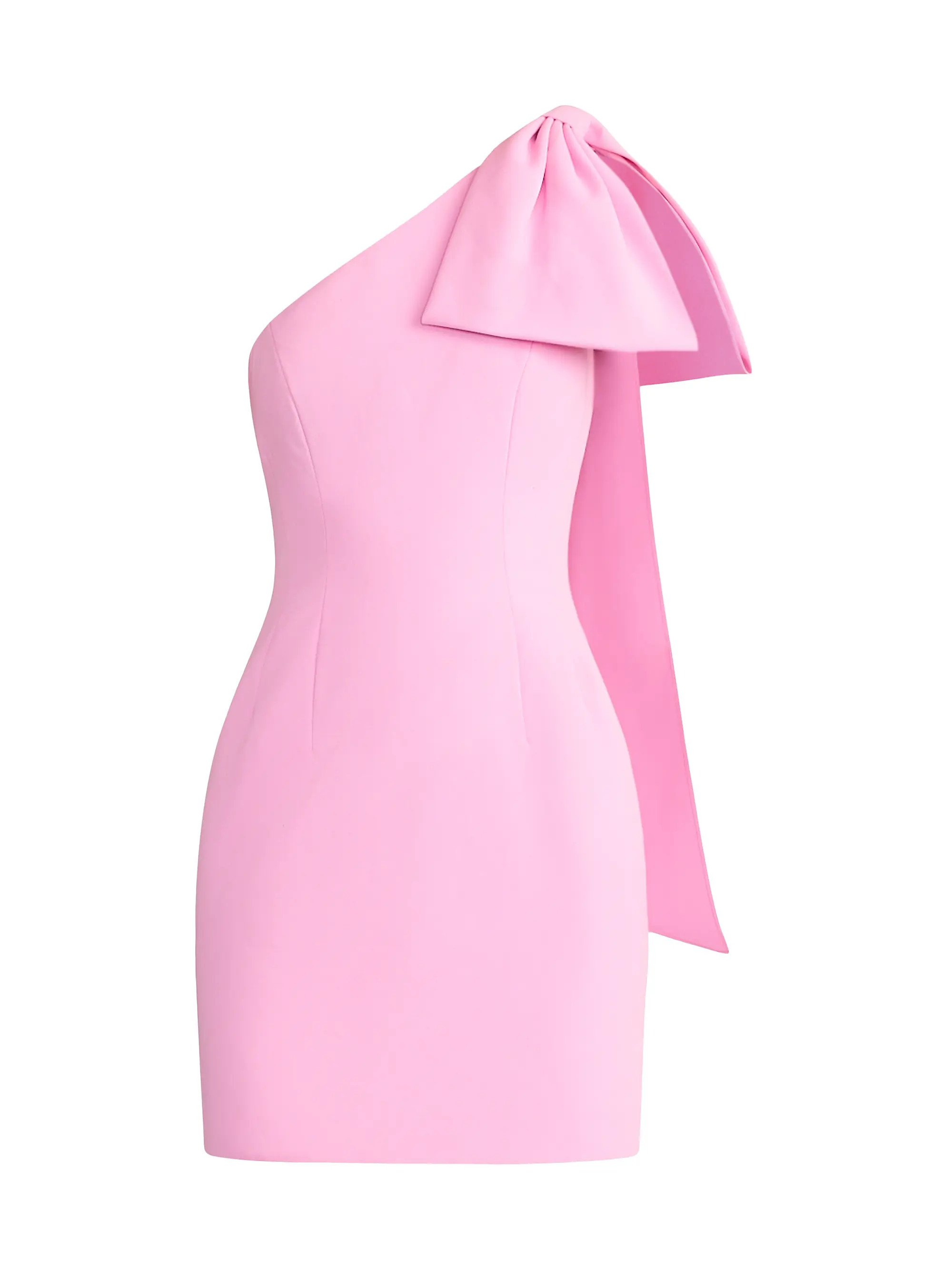 Wicked x Zac Posen Bow One-Shoulder Minidress | Saks Fifth Avenue