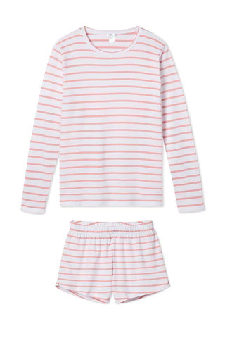 Organic Pima Long-Short Weekend Set in Dusty Rose | Lake Pajamas