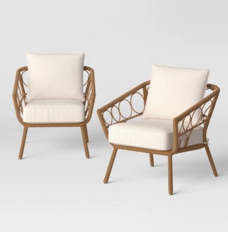 Outdoor patio chairs on sale at target

Accent chair for deck or front porch 

#LTKsalealert #LTKover40 #LTKhome