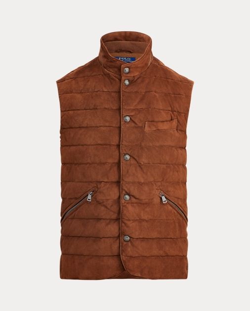 Quilted Suede Vest | Ralph Lauren (US)