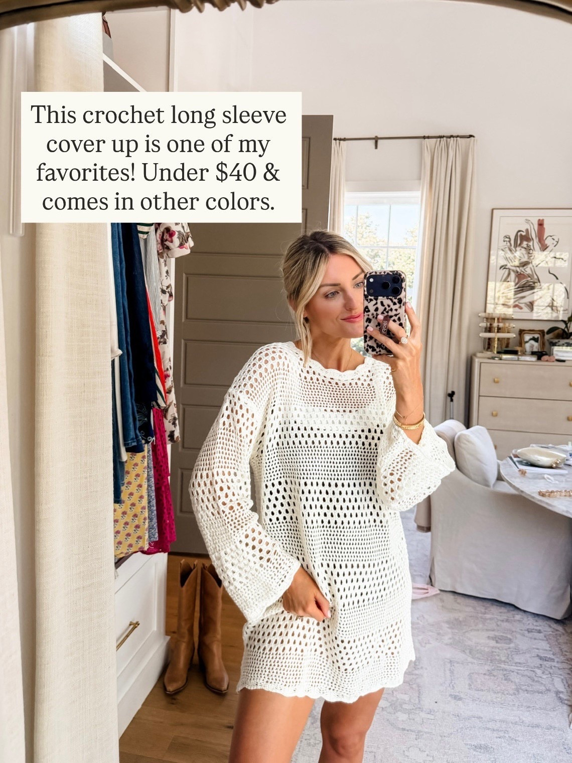 I’ve been loving this coverup for years! The scalloped detail on the neckline is so cute! Wearing S.

Loverly Grey, Amazon find, Amazon fashion, crochet coverup, swim coverup, vacation finds 

#LTKTravel #LTKSeasonal #LTKootd