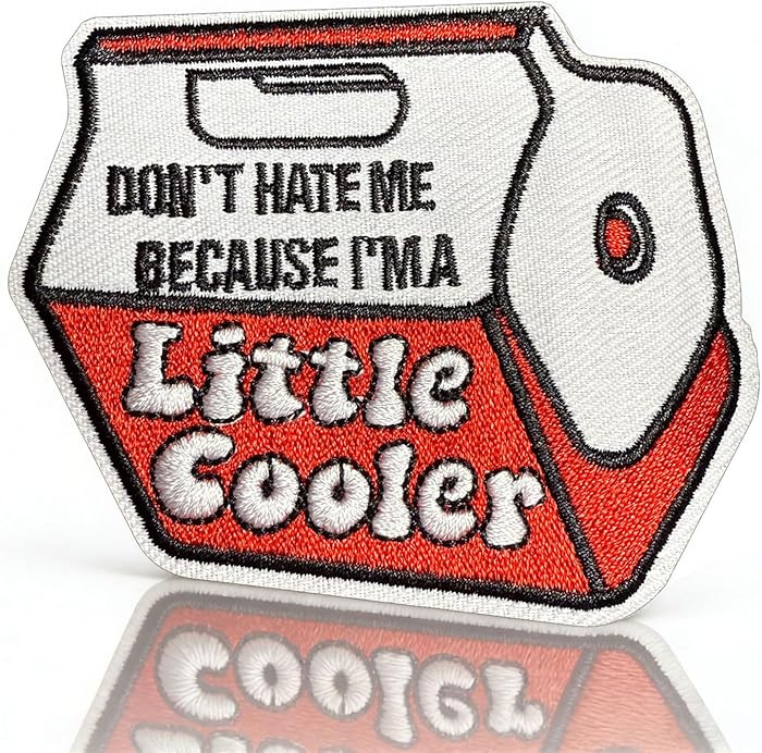 Little Cooler Funny Embroidered Patch, Humor Military Tactical Morale Patches, DIY Iron on Cool P... | Amazon (US)