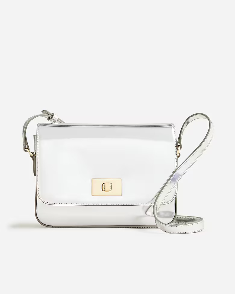 Edie metallic leather bag | J. Crew US