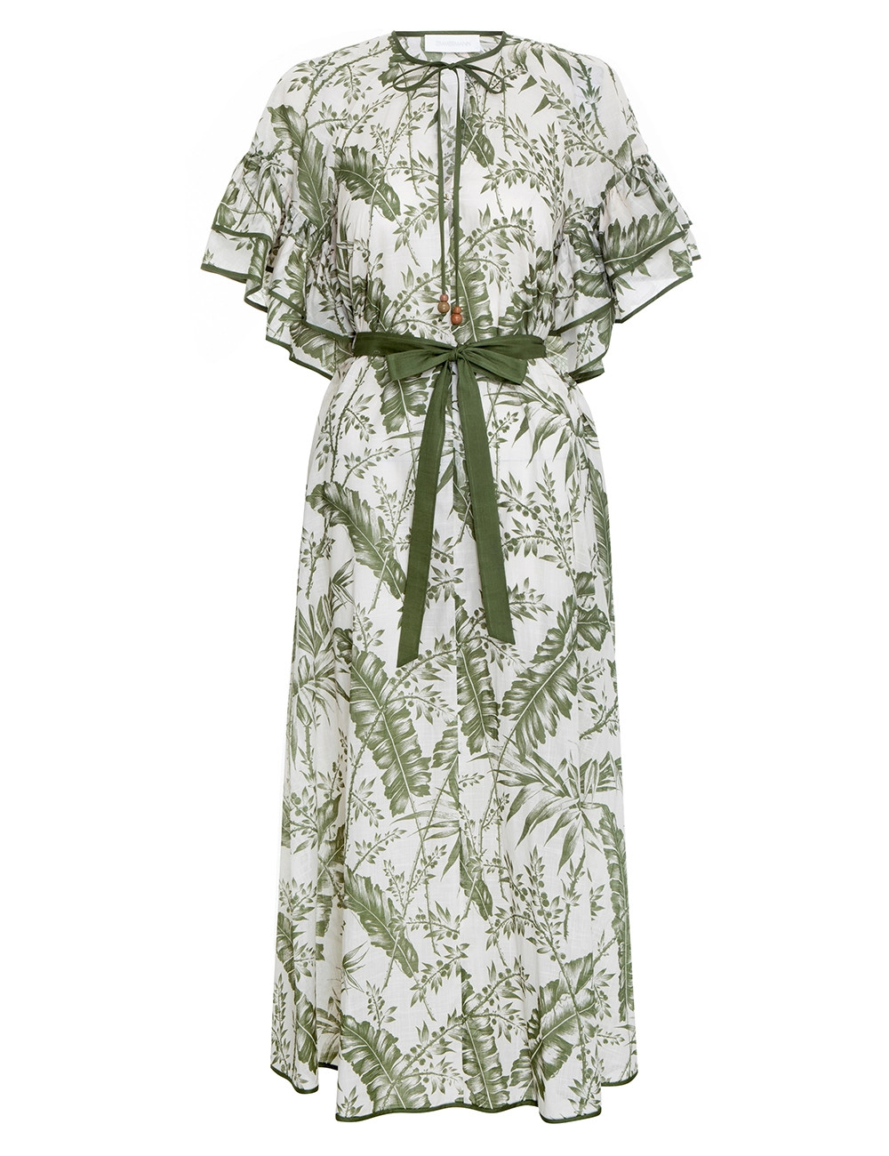 Empire Flutter Sleeve Dress | ZIMMERMANN (APAC)