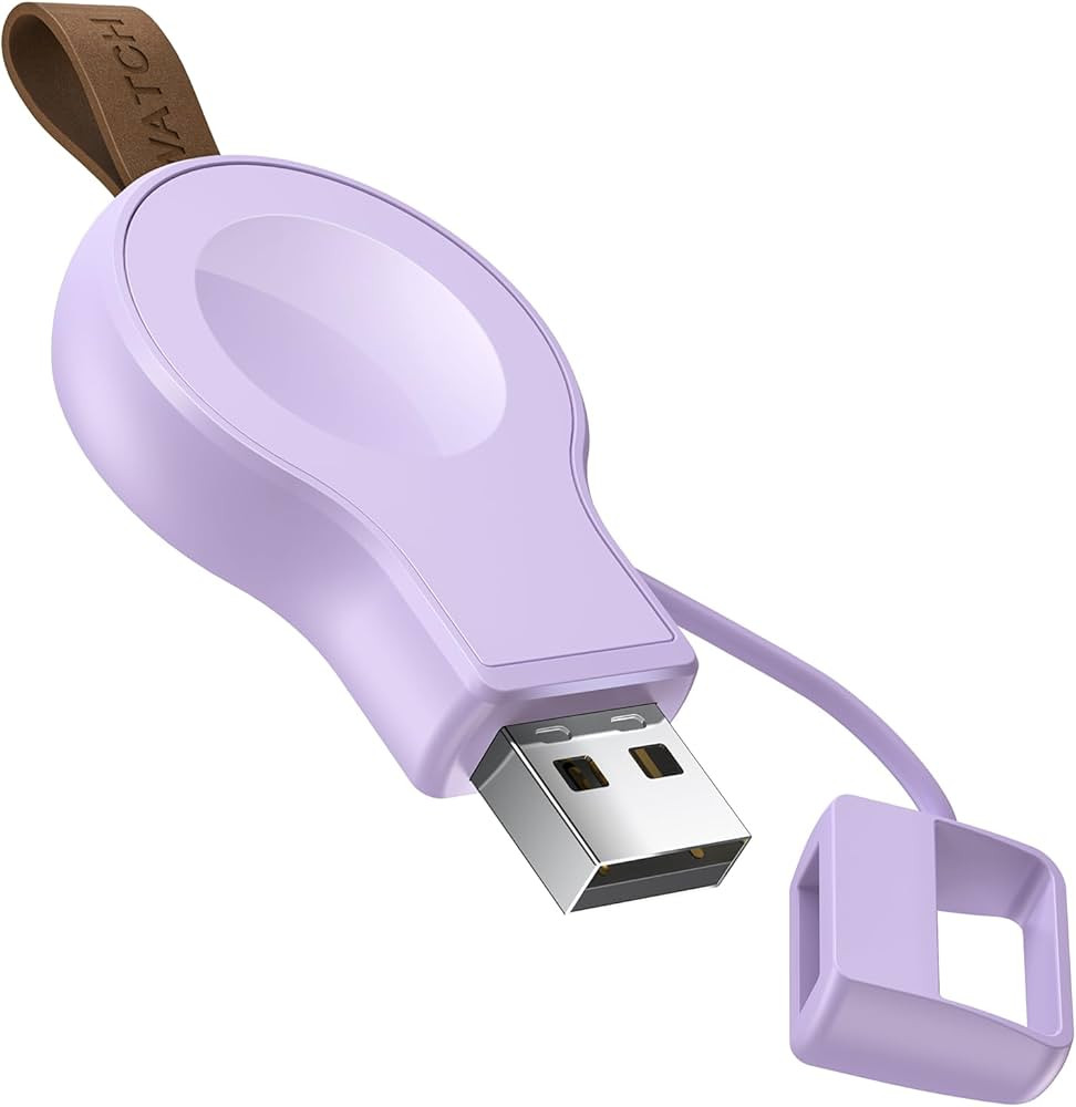 NEWDERY Charger for Apple Watch Portable iWatch USB Wireless Charger, Travel Cordless Charger wit... | Amazon (US)