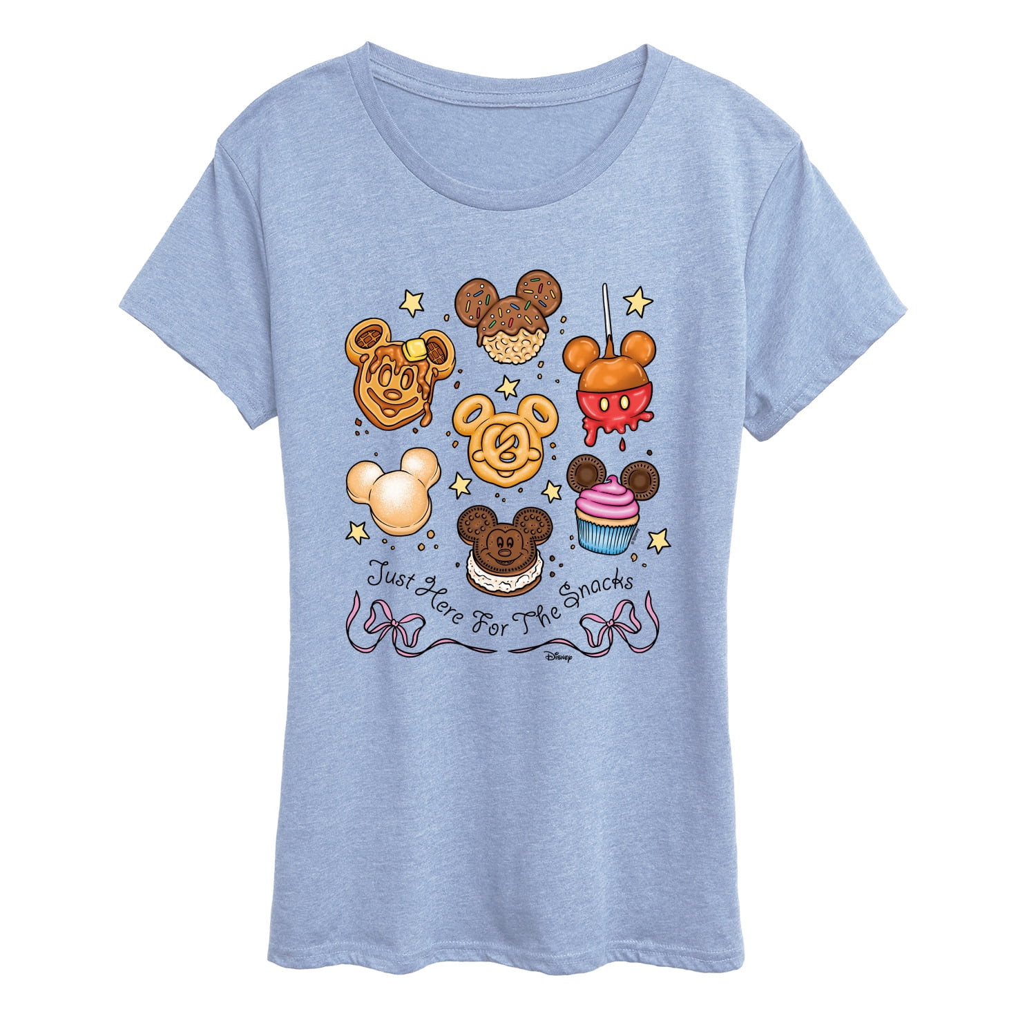 Disney - Disney Foods - Women's Short Sleeve Graphic T-Shirt | Walmart (US)