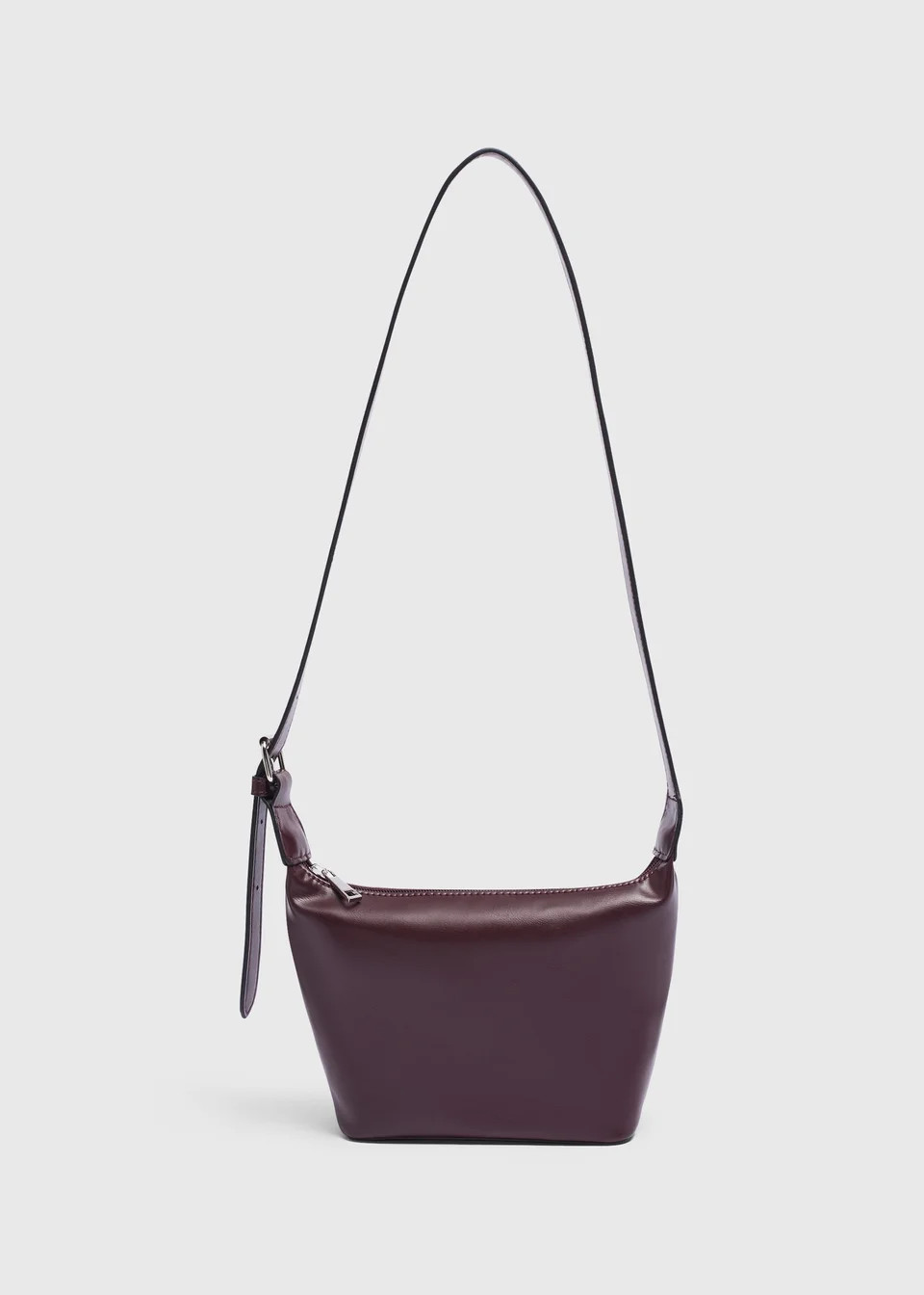 Burgundy Faux Leather Crossbody Bag | Matalan (UK)